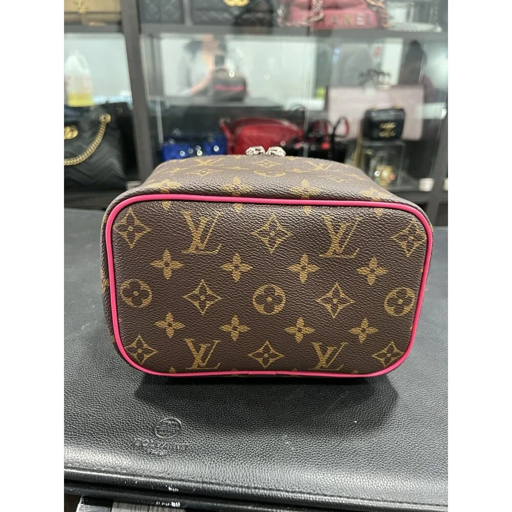 Louis Vuitton Nice Mini Canvas Bag Pink/ Monogram With Authenticity - Picture 5 of 12